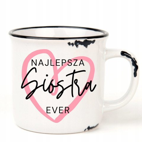 KUBEK VINTAGE Z DOWOLNYM NADRUKIEM ZDJĘCIEM BIAŁY KUBEK VINTAGE Z DOWOLNYM NADRUKIEM ZDJĘCIEM BIAŁY