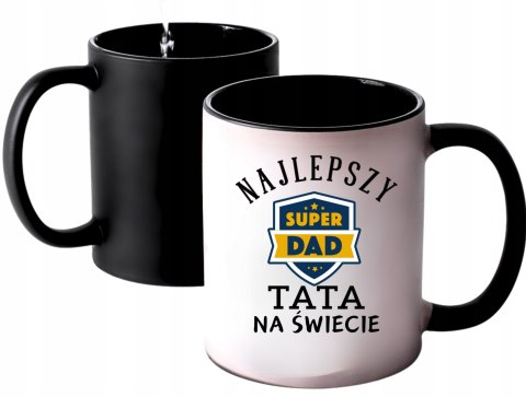 MAGICZNY KUBEK CZARNY DLA TATY Z WŁASNYM ZDJĘCIEM I NADRUKIEM MAGICZNY KUBEK CZARNY DLA TATY Z WŁASNYM ZDJĘCIEM I NADRUKIEM