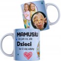 MAGICZNY KUBEK CZARNY DLA MAMY Z WŁASNYM ZDJĘCIEM I NADRUKIEM