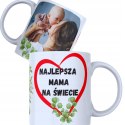 MAGICZNY KUBEK CZARNY DLA MAMY Z WŁASNYM ZDJĘCIEM I NADRUKIEM