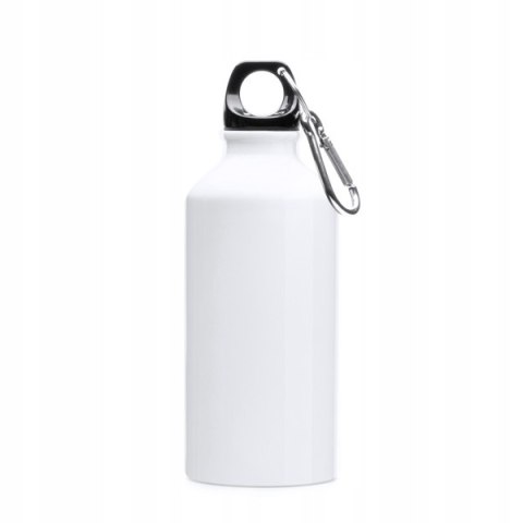 BIDON TURYSTYCZNY Z KARABIŃCZYKIEM BIAŁY DO SUBLIMACJI 400 ml BIDON TURYSTYCZNY Z KARABIŃCZYKIEM BIAŁY DO SUBLIMACJI 400 ml