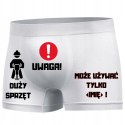 BOKSERKI BIAŁE MĘSKIE Z WŁASNYM ZDJĘCIEM NADRUKIEM RÓŻNE WZORY