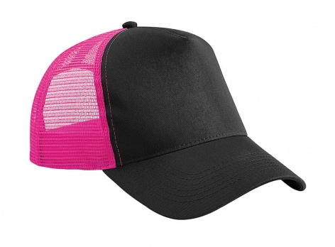 CZAPKA BEECHFIELD TRUCKER CZARNO-RÓŻOWA CZAPKA BEECHFIELD TRUCKER CZARNO-RÓŻOWA