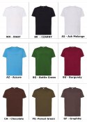 T-SHIRT MĘSKI BAWEŁNIANY JHK CZARNY ROZMIAR XL