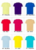 T-SHIRT MĘSKI BAWEŁNIANY JHK CZARNY ROZMIAR XL