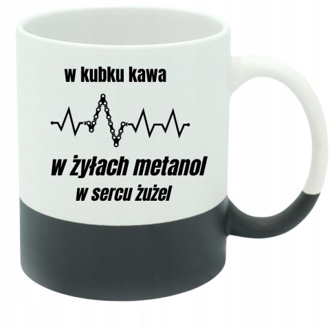 KUBEK RING DLA KIBICA ŻUŻLA "W ŻYŁACH METANOL W SERCU ŻUŻEL"