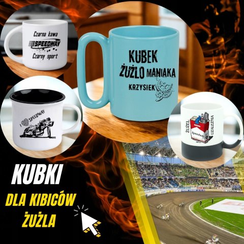 KUBEK ŻUŻLOWY RETRO DLA KIBICA ŻUŻLA "UCIECZKA OD RZECZYWISTOŚCI" KUBEK ŻUŻLOWY RETRO DLA KIBICA ŻUŻLA "UCIECZKA OD RZECZYWISTOŚCI"