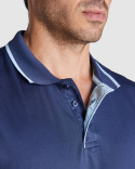 KOSZULKA SPORTOWA POLO CZARNO-ZIELONA