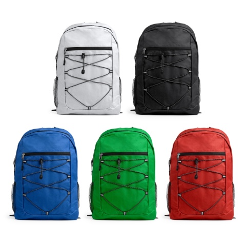 PLECAK POLIESTER ZE ŚCIĄGACZEM CZARNY MISURI