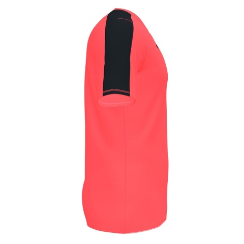 KOSZULKA JOMA ACADEMY III KORALOWA Z CZARNYM