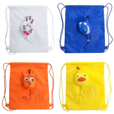 WOREK DZIECIĘCY "ŻYRAFA" POMARAŃCZOWY