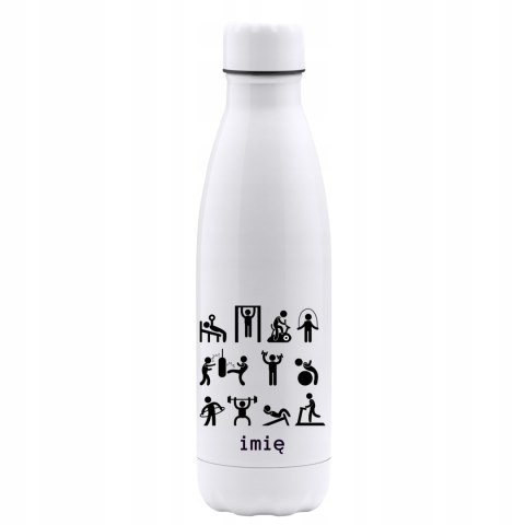 BUTELKA TERMICZNA COPO Z WŁASNYM NADRUKIEM LOGO RÓŻNE WZORY 500 ML