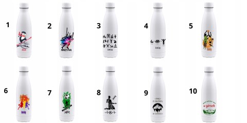 BUTELKA TERMICZNA COPO Z WŁASNYM NADRUKIEM LOGO RÓŻNE WZORY 500 ML