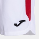 SPODENKI SPORTOWE JOMA GLASGOW II BIAŁE Z CZERWONYM