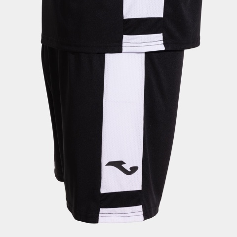 ZESTAW SPORTOWY JOMA LIDER CZARNY Z BIAŁYM