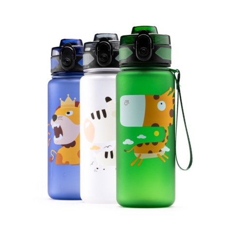 BIDON DLA DZIECKA MARLEN ŻÓŁTY Z DINOZAUREM 500 ML