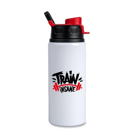 BIDON ALUMINIOWY Z WŁASNYM NADRUKIEM RÓŻNE WZORY 600 ML