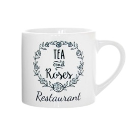 FILIŻANKA MINI DE LUX, RÓŻNE KOLORY, Z NADRUKIEM, Z LOGO 200 ml