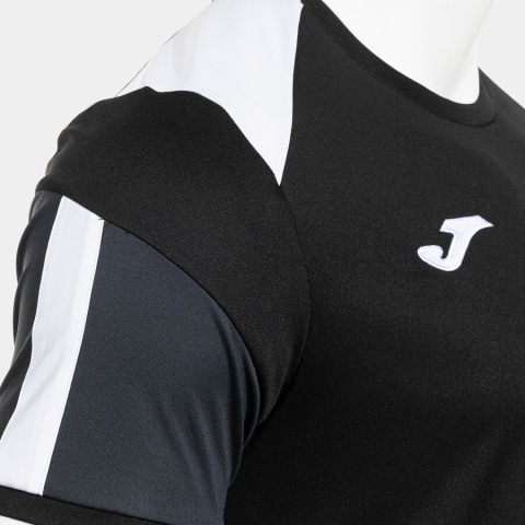 KOSZULKA JOMA DANUBIO IV CZARNA Z BIAŁYM