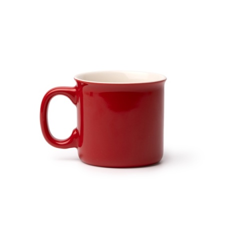 KUBEK ŚWIĄTECZNY CALGARY CZERWONY Z CHOINKĄ 280 ML