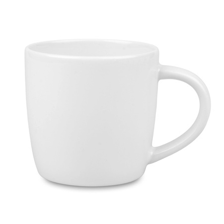 KUBEK KAWOWY BOSTON BIAŁY Z WŁASNYM NADRUKIEM LOGO 290 ml