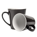 KUBEK LATTE MAGICZNY CZARNY Z WŁASNYM NADRUKIEM 300 ml