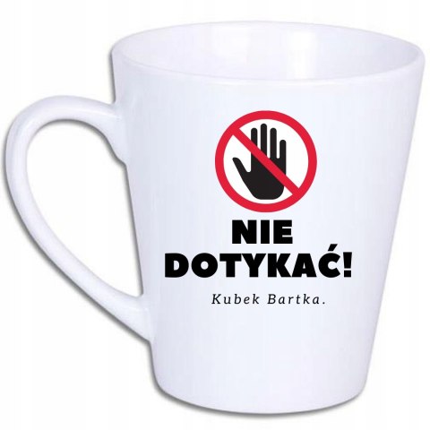 KUBEK LATTE Z KOLOROWYM WNĘTRZEM WŁASNYM NADRUKIEM 300 ml