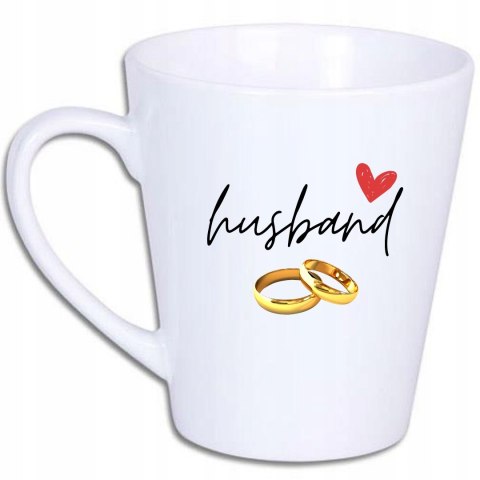 KUBEK LATTE Z KOLOROWYM WNĘTRZEM WŁASNYM NADRUKIEM 300 ml