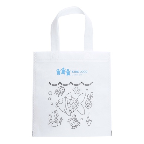 TORBA DZIECIĘCA Z WZOREM DO KOLOROWANIA Z KREDKAMI