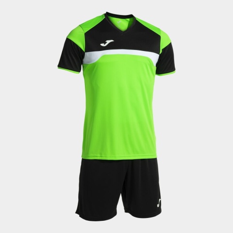ZESTAW SPORTOWY JOMA DANUBIO III ZIELONY FLUO Z CZARNYM