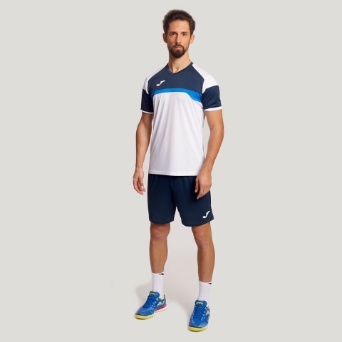 ZESTAW SPORTOWY JOMA DANUBIO III BIAŁY Z GRANATOWYM