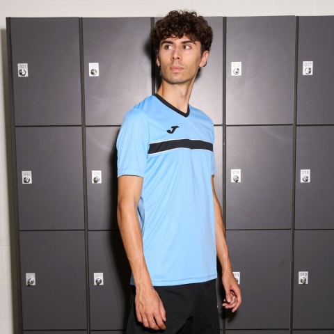 ZESTAW SPORTOWY JOMA VICTORY BŁĘKITNY Z CZARNYM