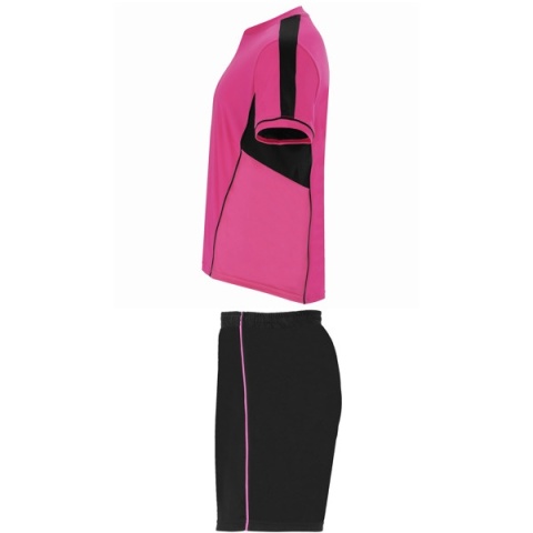 ZESTAW SPORTOWY ROLY BOCA FUKSJA Z CZARNYM