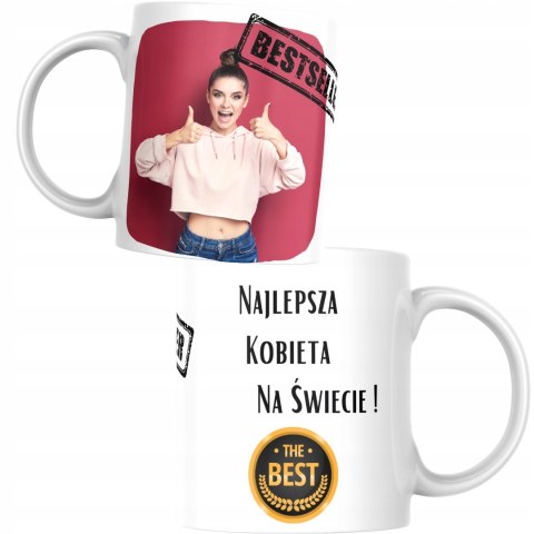 MAGICZNY KUBEK CZARNY DLA WYJĄTKOWEJ KOBIETY Z WŁASNYM ZDJĘCIEM I NADRUKIEM MAGICZNY KUBEK CZARNY DLA WYJĄTKOWEJ KOBIETY Z WŁASNYM ZDJĘCIEM I NADRUKIEM