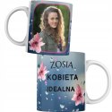 MAGICZNY KUBEK CZARNY DLA WYJĄTKOWEJ KOBIETY Z WŁASNYM ZDJĘCIEM I NADRUKIEM