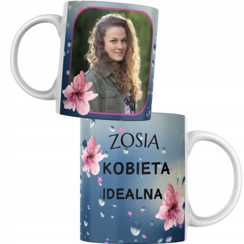 MAGICZNY KUBEK CZARNY DLA WYJĄTKOWEJ KOBIETY Z WŁASNYM ZDJĘCIEM I NADRUKIEM MAGICZNY KUBEK CZARNY DLA WYJĄTKOWEJ KOBIETY Z WŁASNYM ZDJĘCIEM I NADRUKIEM