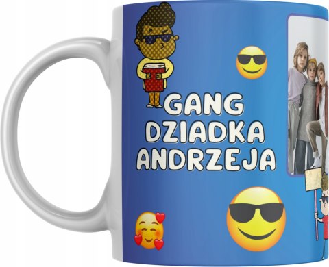 KUBEK DLA DZIADKA ZE ZDJĘCIEM Z GRAFIKĄ "GANG DZIADKA" KUBEK DLA DZIADKA ZE ZDJĘCIEM Z GRAFIKĄ "GANG DZIADKA"