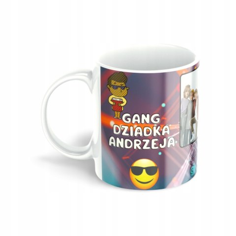 KUBEK DLA DZIADKA ZE ZDJĘCIEM Z GRAFIKĄ "GANG DZIADKA" KUBEK DLA DZIADKA ZE ZDJĘCIEM Z GRAFIKĄ "GANG DZIADKA"