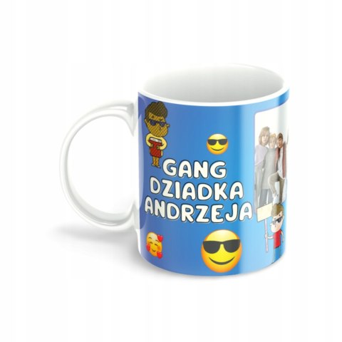 KUBEK DLA DZIADKA ZE ZDJĘCIEM Z GRAFIKĄ "GANG DZIADKA" KUBEK DLA DZIADKA ZE ZDJĘCIEM Z GRAFIKĄ "GANG DZIADKA"