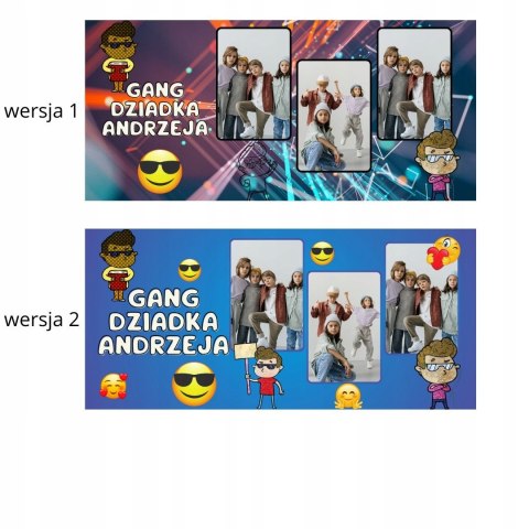 KUBEK DLA DZIADKA ZE ZDJĘCIEM Z GRAFIKĄ "GANG DZIADKA" KUBEK DLA DZIADKA ZE ZDJĘCIEM Z GRAFIKĄ "GANG DZIADKA"