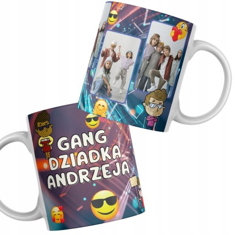 KUBEK DLA DZIADKA ZE ZDJĘCIEM Z GRAFIKĄ "GANG DZIADKA" KUBEK DLA DZIADKA ZE ZDJĘCIEM Z GRAFIKĄ "GANG DZIADKA"