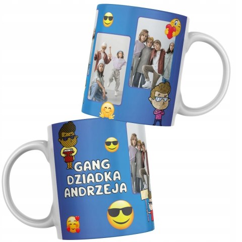 KUBEK DLA DZIADKA ZE ZDJĘCIEM Z GRAFIKĄ "GANG DZIADKA" KUBEK DLA DZIADKA ZE ZDJĘCIEM Z GRAFIKĄ "GANG DZIADKA"