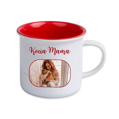 KUBEK RETRO Z TWOIM NADRUKIEM LOGO ŻÓŁTY 250 ml KUBEK RETRO Z TWOIM NADRUKIEM LOGO ŻÓŁTY 250 ml